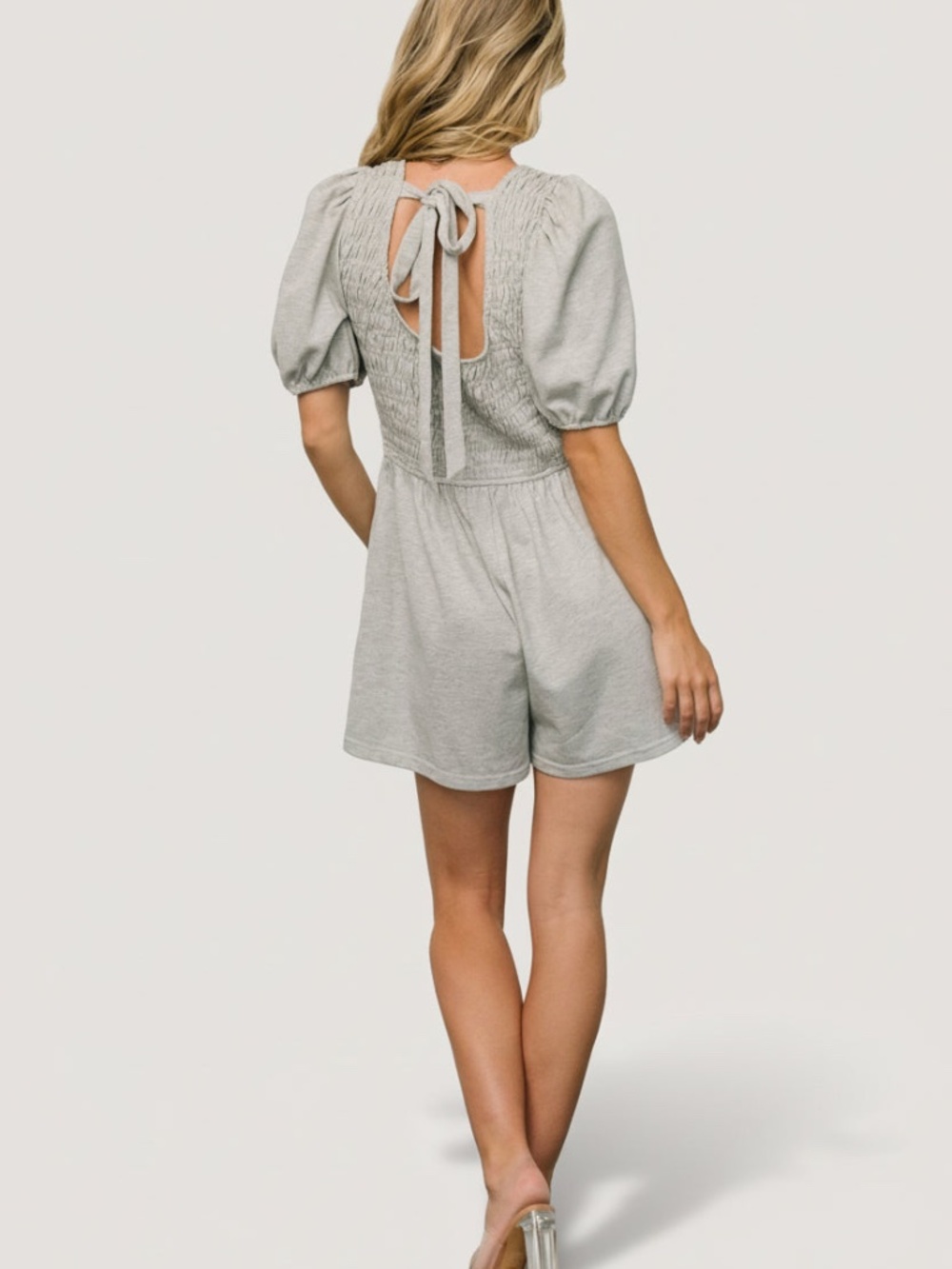Baltic Born Beaumont Romper | Heather Gray Size MM - Picture 3 of 5